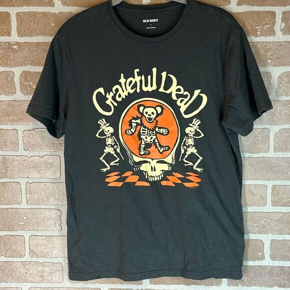 Old Navy Grateful Dead Tee Shirt Short-Sleeve Size Small Dancing Bears - Picture 1 of 7